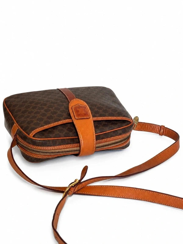 Vintage Céline Macadam Crossbody Tas – foto 3