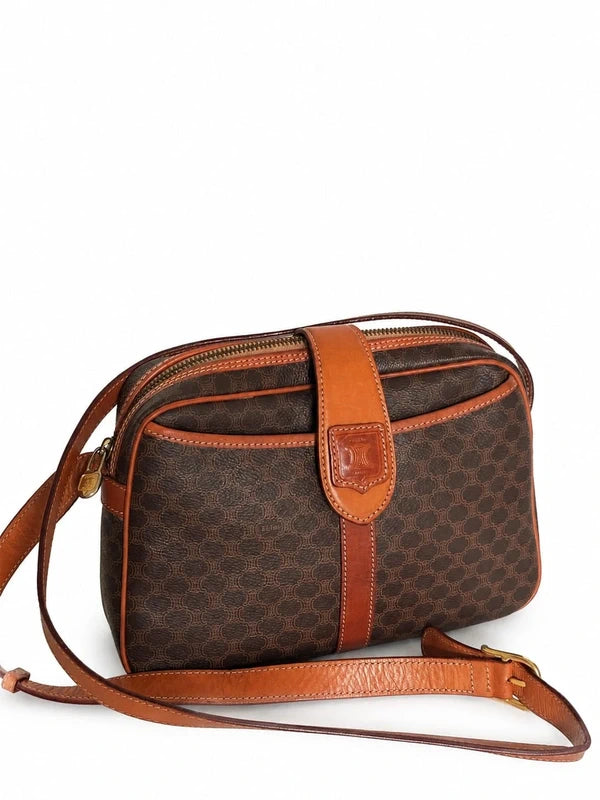 Vintage Céline Macadam Crossbody Tas – foto 1