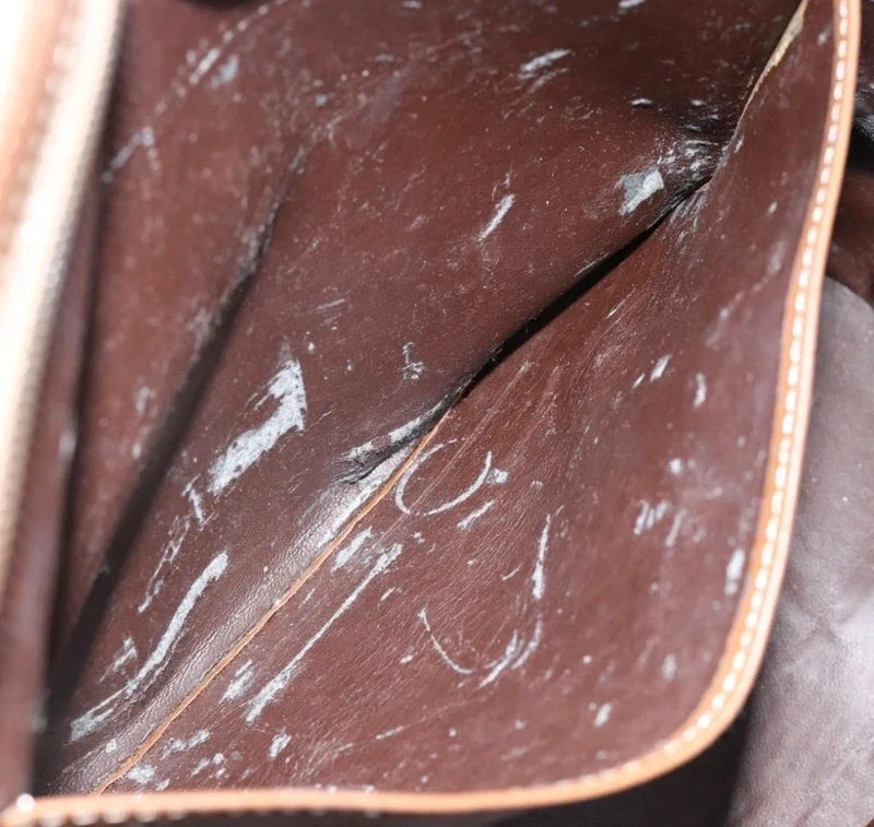 Loewe Vintage Two-Tone Handbag – Bruin & Cognac Leer – foto 10
